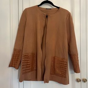 Faux Suede Jacket